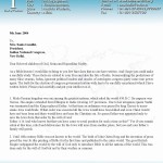 Letter to Sonia Gandhi
